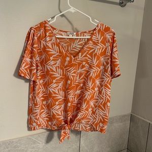 Women’s Orange Blouse